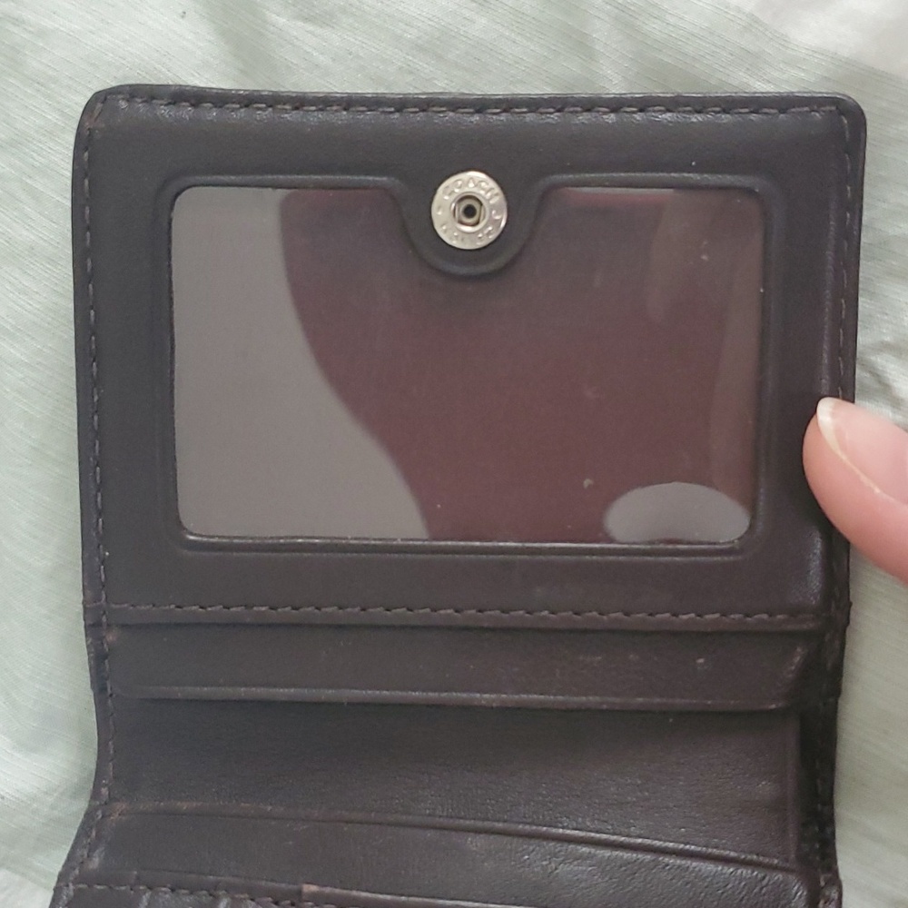 Coach Small Classic Fold Wallet - Picture 6 of 11